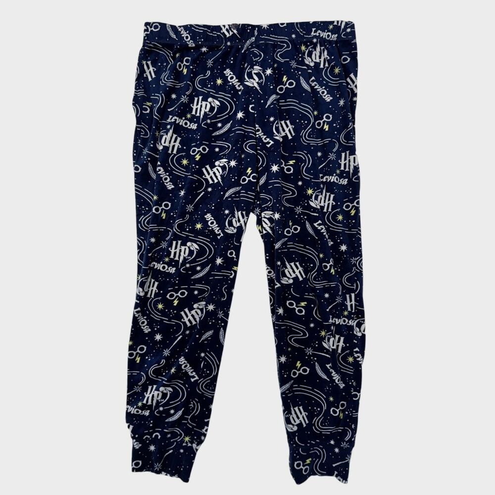 Harry Potter Navy Blue Womens Sleep Pants Pajama Joggers